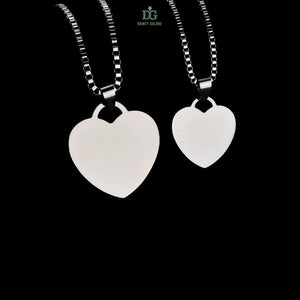 Engraved Heart Name Necklace