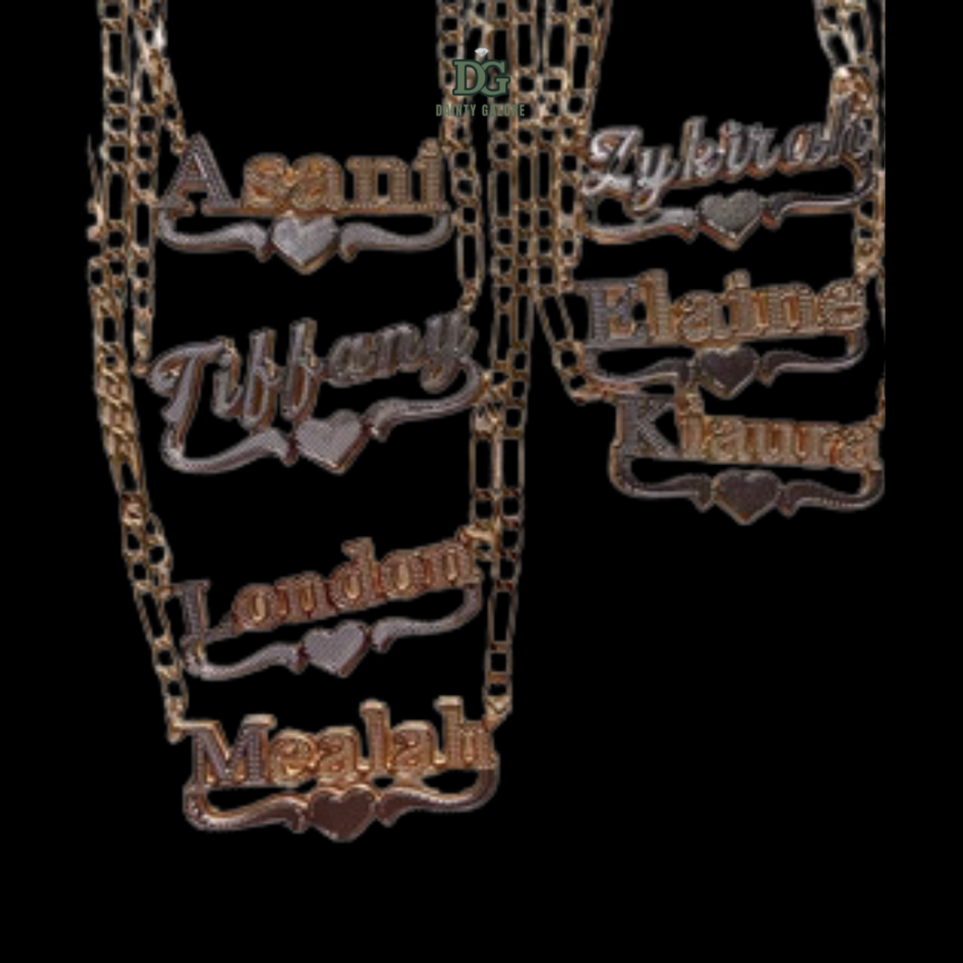 Gold Custom Name Chain