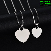 Load image into Gallery viewer, Engraved Heart Name Necklace
