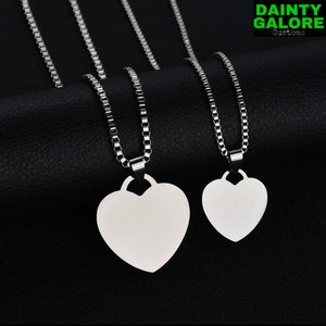 Engraved Heart Name Necklace