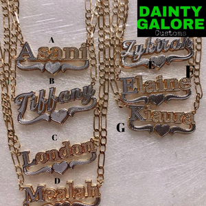 Gold Custom Name Chain