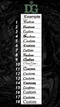 Load image into Gallery viewer, Custom Name Hoops
